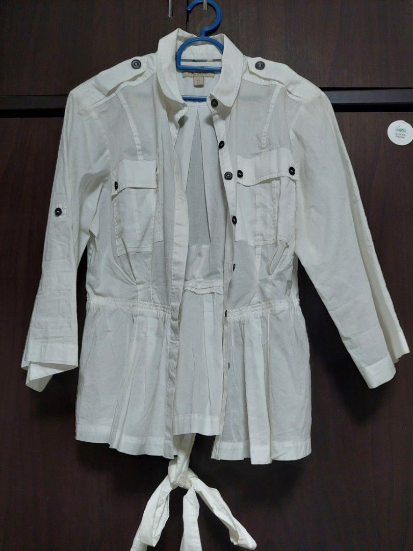 Ralph lauren safari jacket 1996 white top