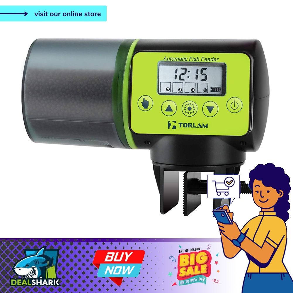 Electric shop fish feeder
