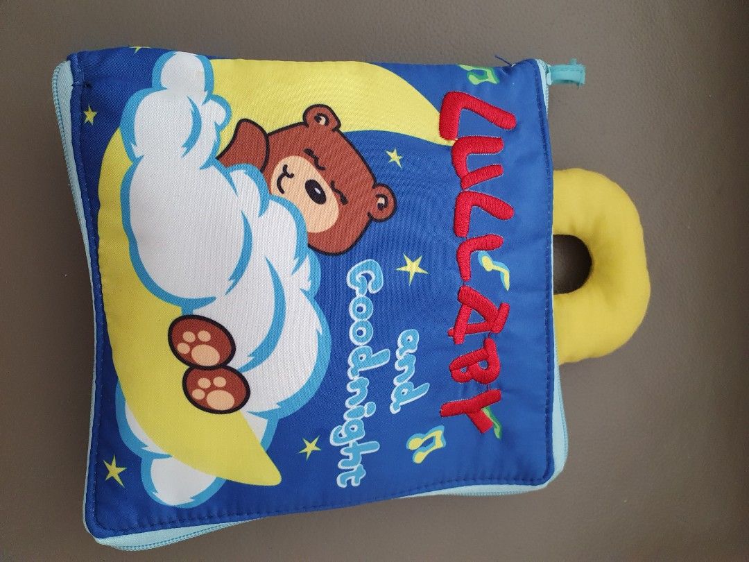 Baby cloth book Interactive, Babies & Kids, Infant Playtime on Carousell