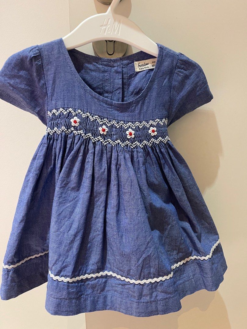 Newborn denim clearance dress