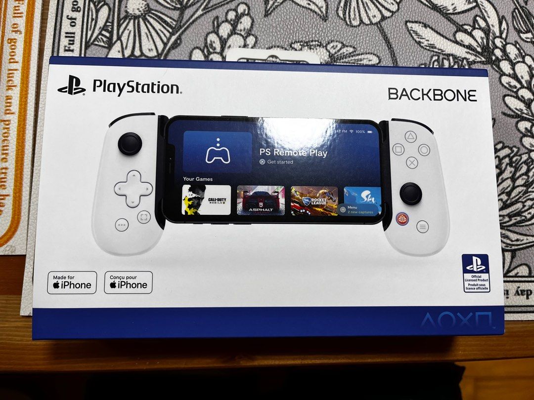 Backbone iPhone (6月5號單）買左一日, 電子遊戲, 遊戲機配件, 手掣