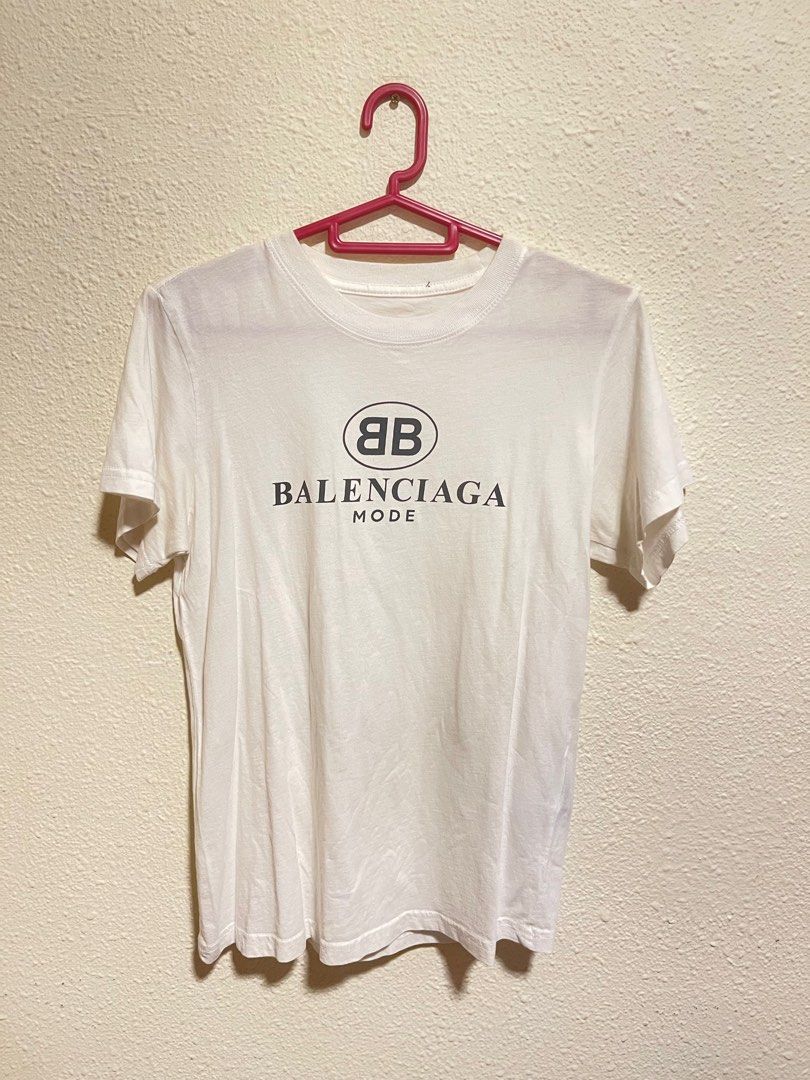 Sale  Balenciaga Cotton Logo TShirt  Harrods SG