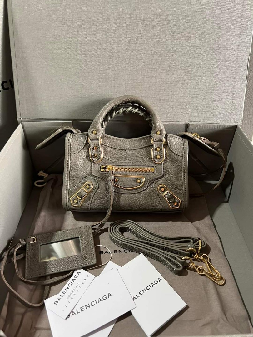 Balenciaga Nano City Edge *available colors, Women's Fashion, Bags