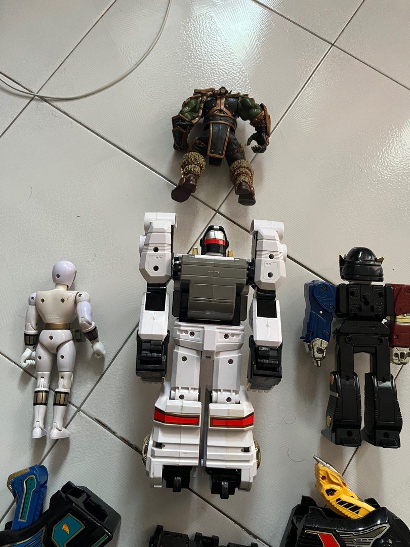 ROBOT TRANSFORMERS POWER Rangers Megazord Blanc /WHITE TIGERZORD ROBOT TRANSFORMERS POWER Rangers Megazord Blanc /WHITE TIGERZORD