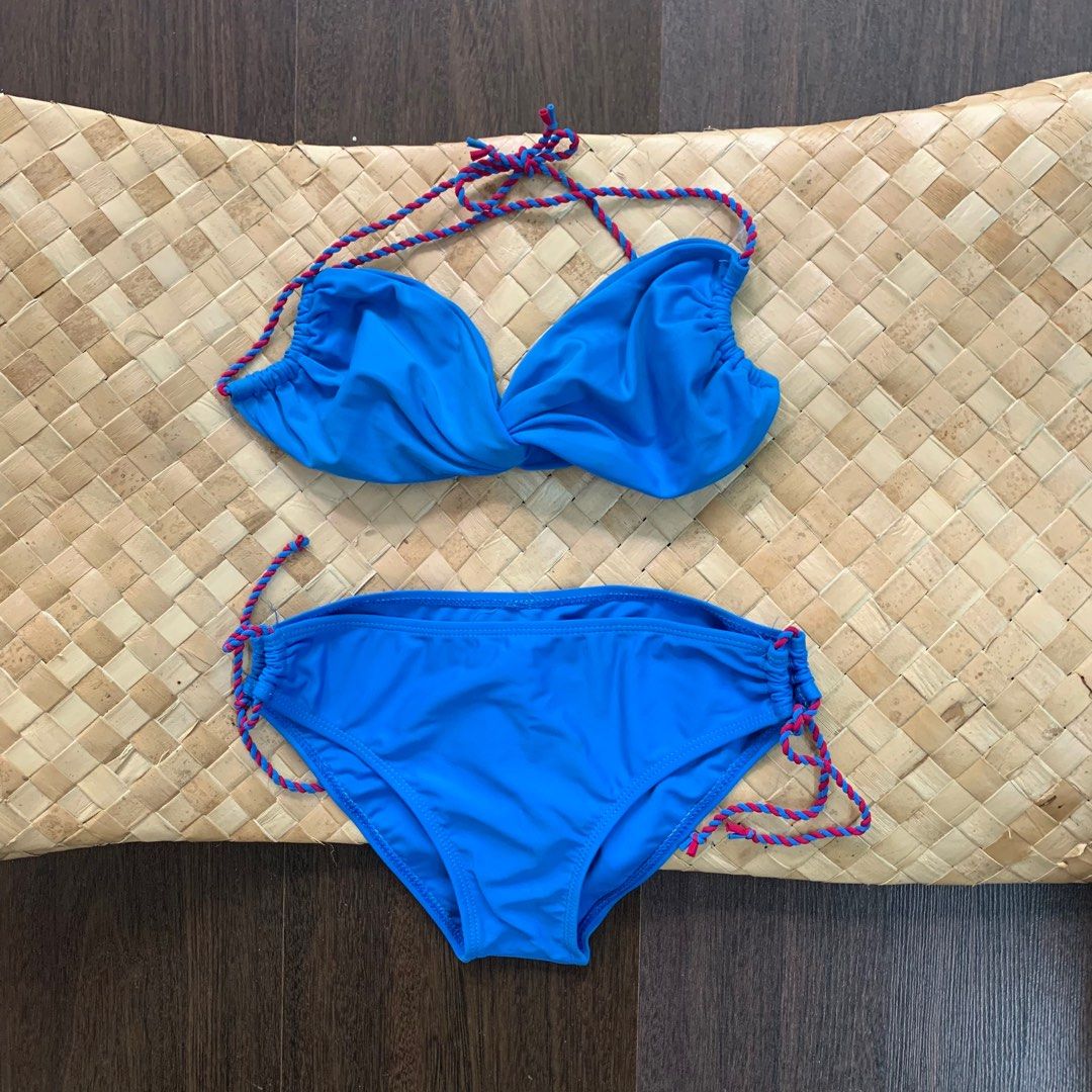 Bangkok Blue Bikini Set on Carousell