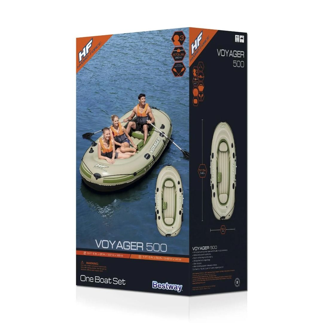 BESTWAY Hydro-Force Voyager 500 Inflatable Raft Set, 運動產品, 運動與體育, 運動與體育 ...