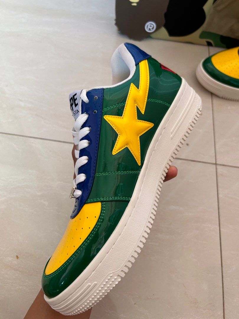 WGM Bapesta Green and Yellow