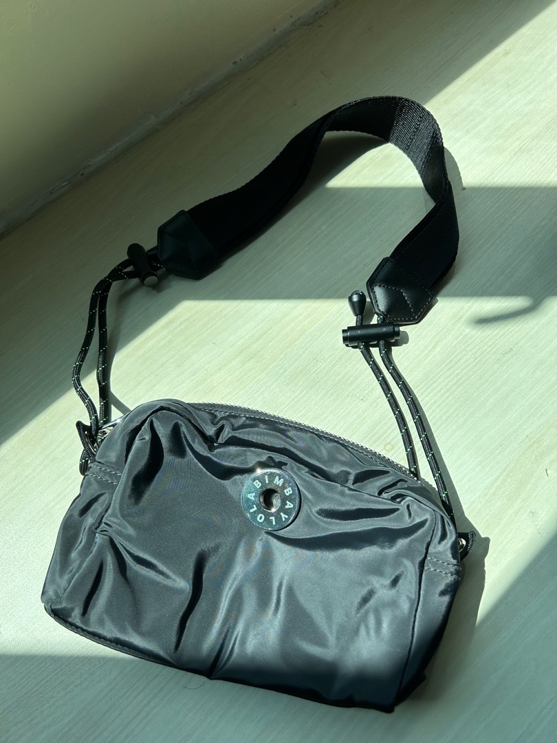 Bimba y lola black nylon crossbody bag, Women's Fashion, Bags & Wallets ...