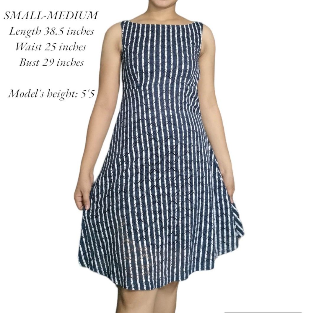 Black and White Strip Dress, Women's Fashion, Dresses & Sets, Dresses on  Carousell