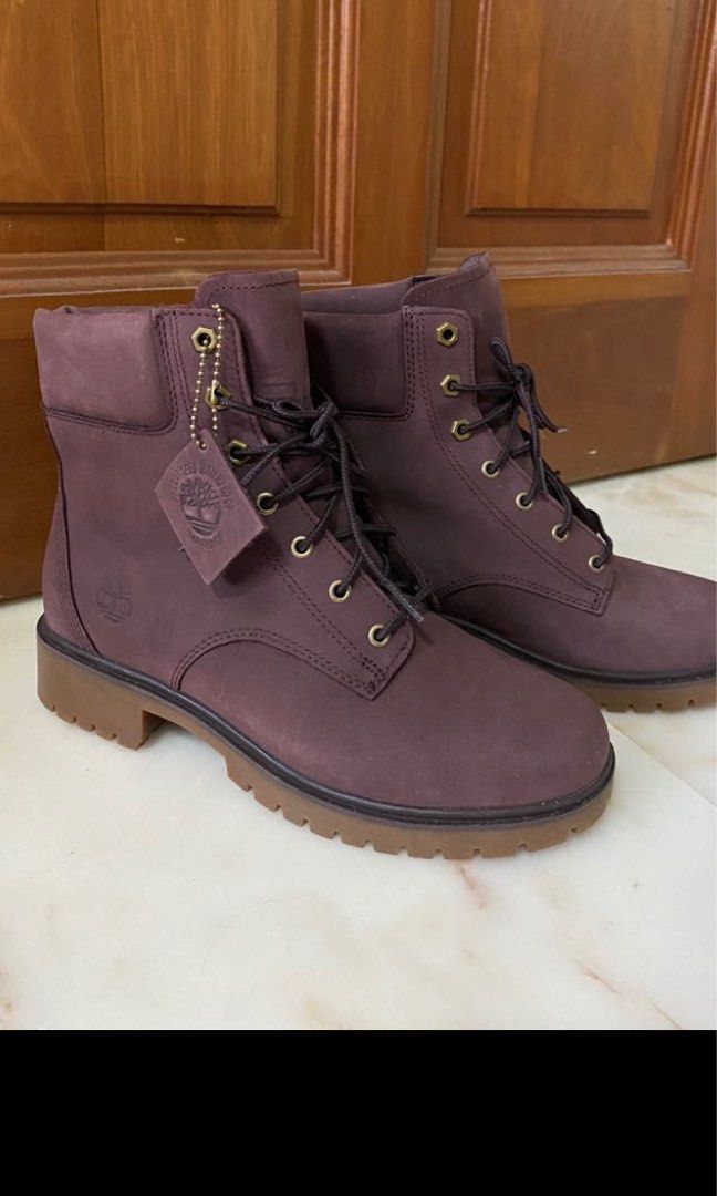 Dark purple timberlands shop