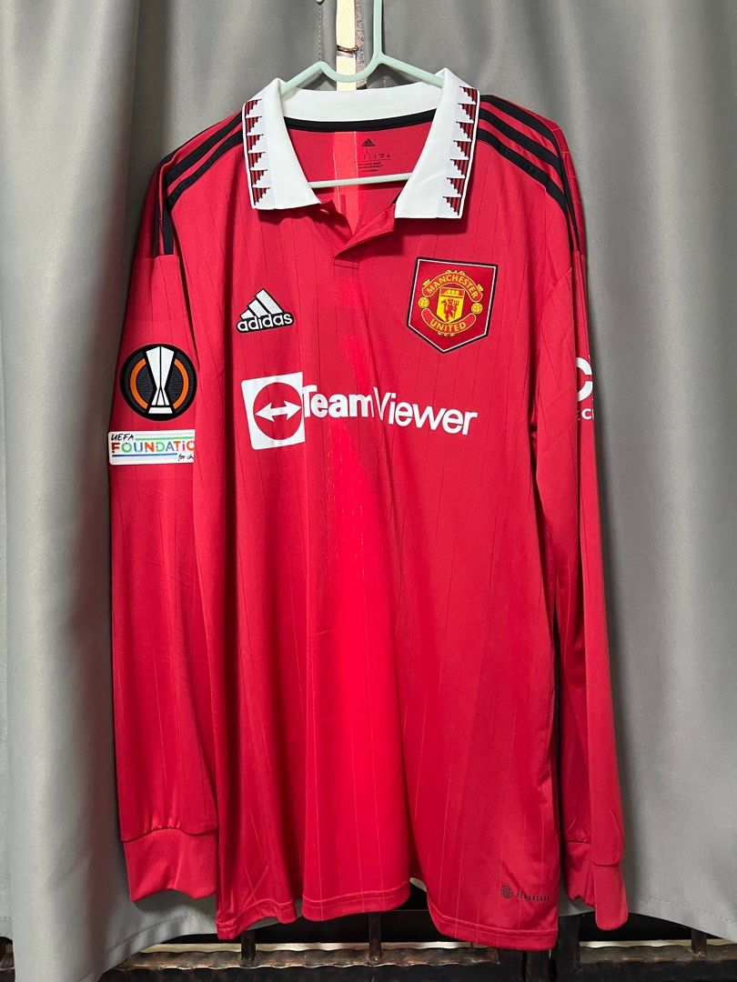 Adidas Manchester United Home Shirt 2022-2023 with Ronaldo 7 Printing