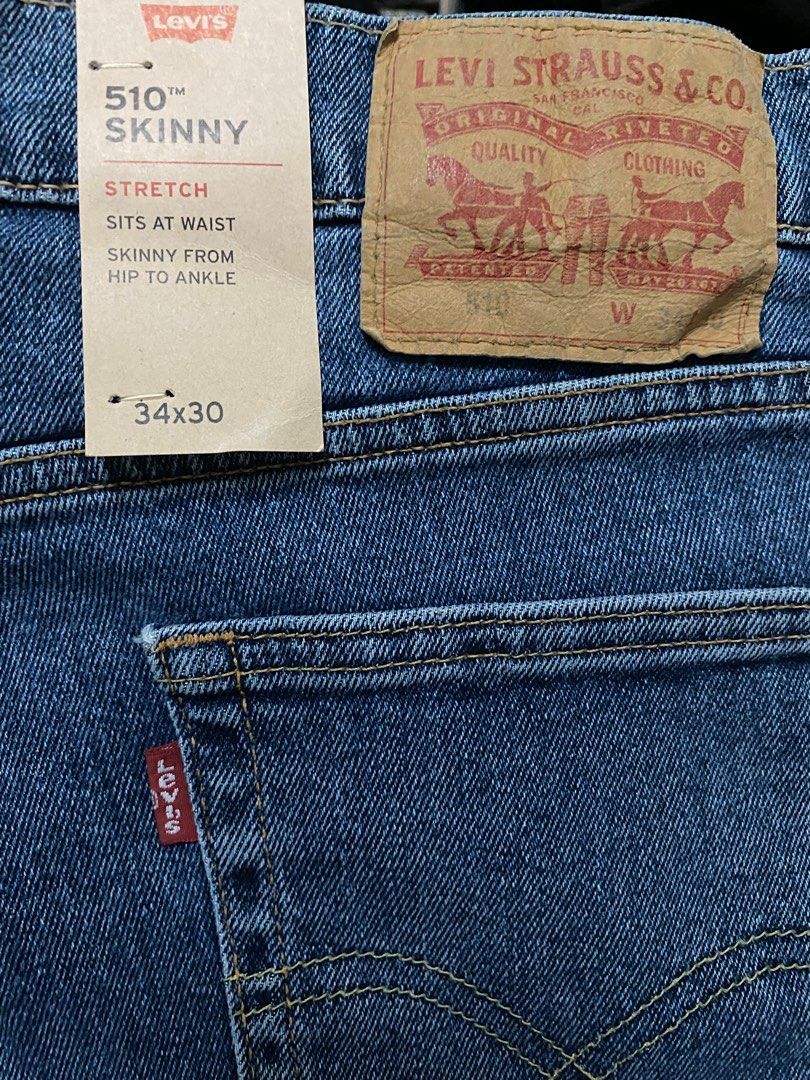 Levis 510 34x30 sales