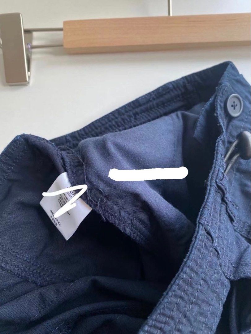 brandy melville kim cargo pants in navy blue, military green and dark grey authentic batch spree