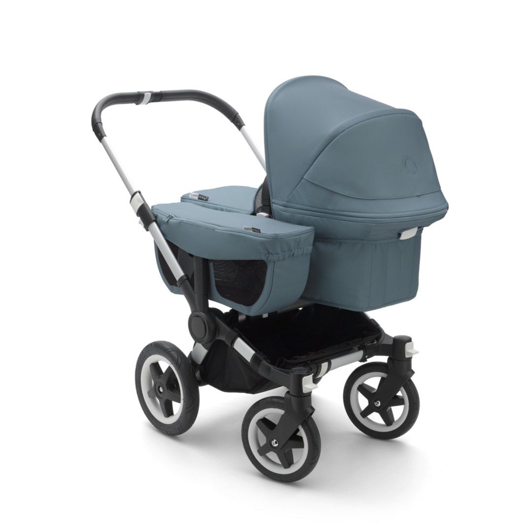 Bugaboo donkey 2 with seat and bassinet (Category: Strollers) located in Paranaque City. Submitted by marchesa (Listing ID 1235765518, Image 2). Description: Complete set like new Can be converted to duo Seat and bassinet For double seat you need to buy an extra seat For mono seat/ bassinet with basket Favorite baby buy Rare color Complete set with rain covers .