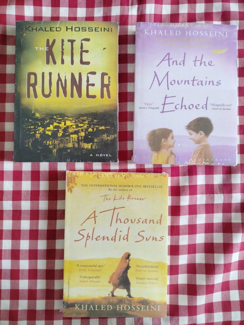 Khaled Hosseini books (Category: Storybooks) located in Mandaue City. Submitted by ohmygaragecebu (Listing ID 1235711967, Image 1). Description: Php150 each, books by Khaled Hosseini (new/sealed): AVAILABLE: The Kite Runner SOLD: A Thousand Splendid Suns And the Mountains Echoed.