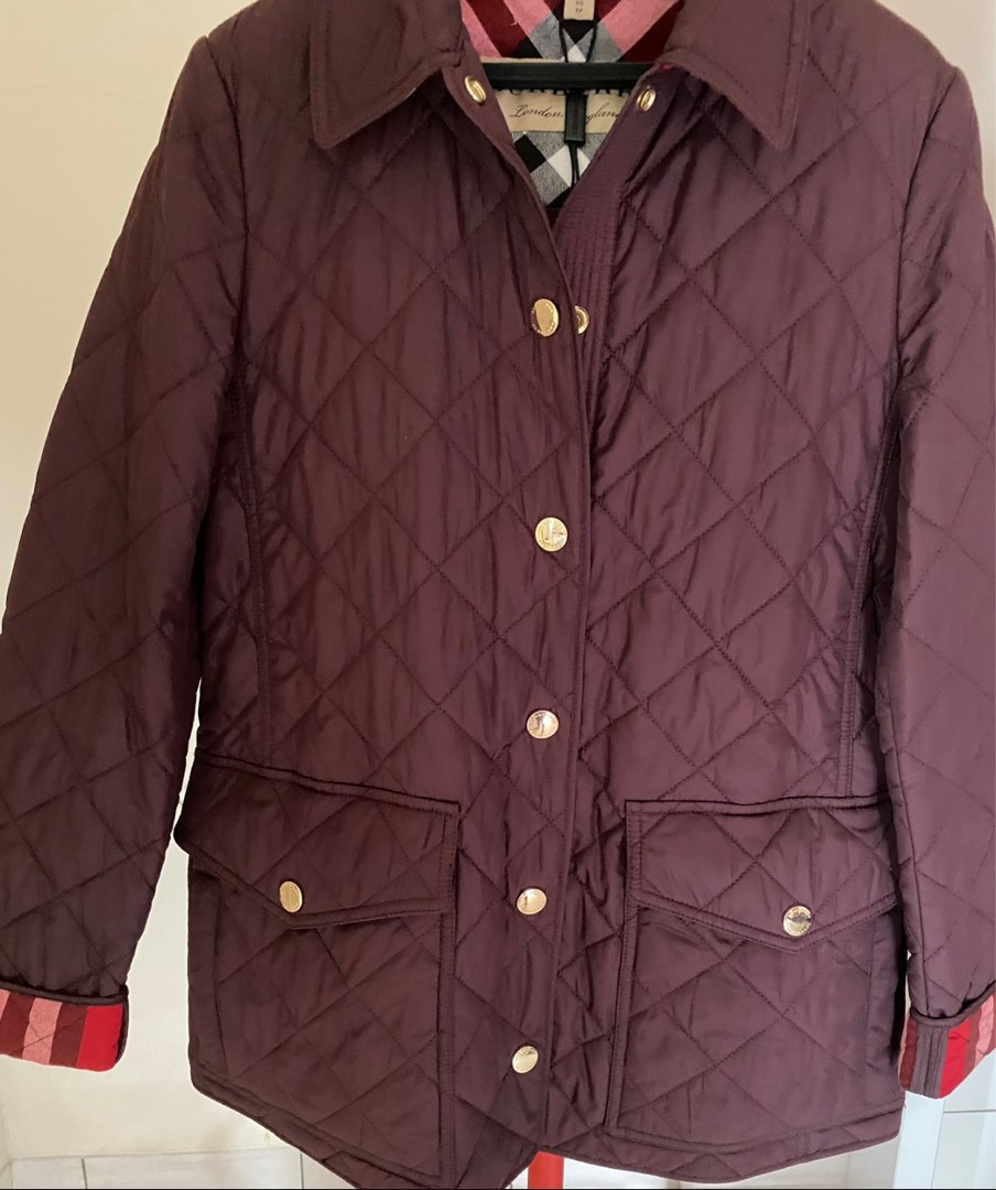 Burberry Diamonds Quilted jacket on Carousell