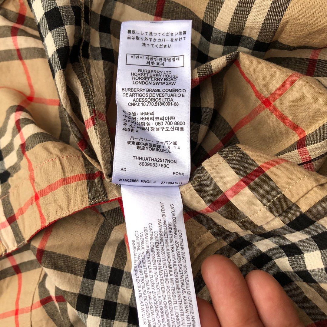 Burberry origen cheap xs
