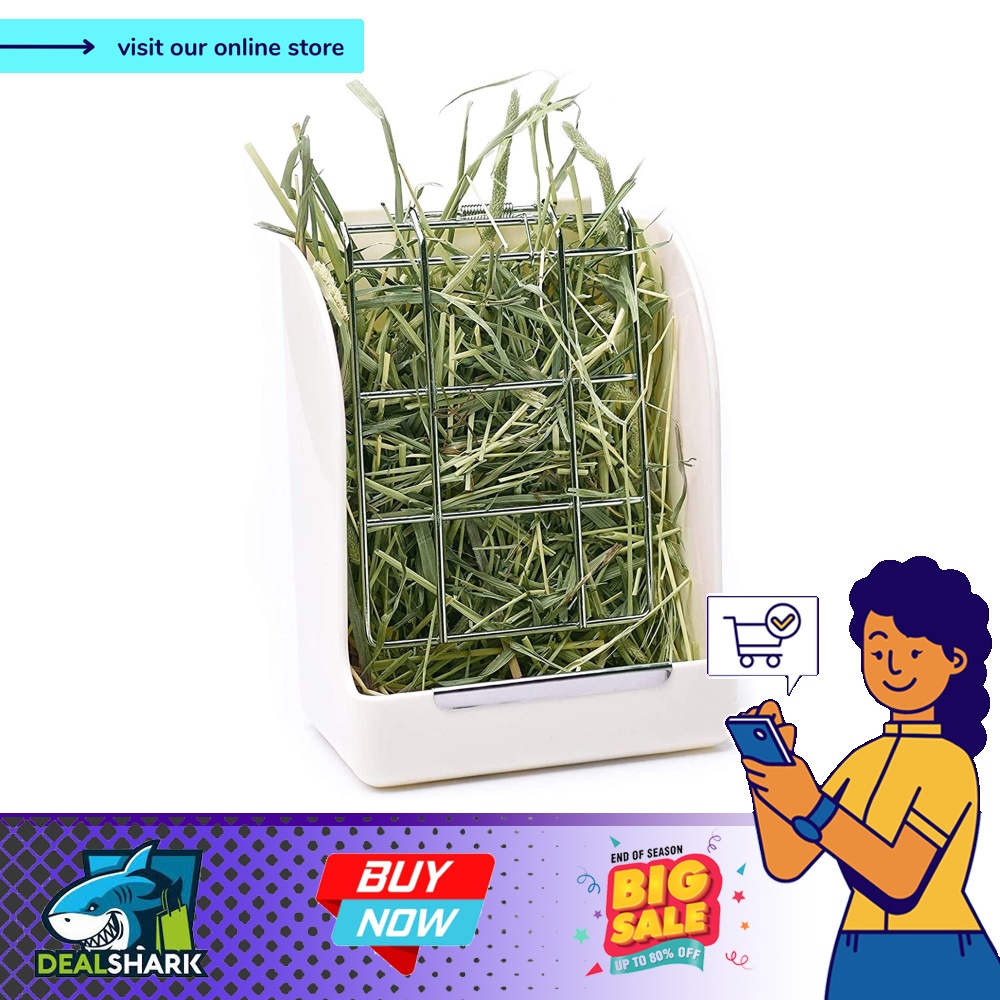 CalPalmy Hay Feeder for Rabbits, Guinea Pigs, and Chinchillas