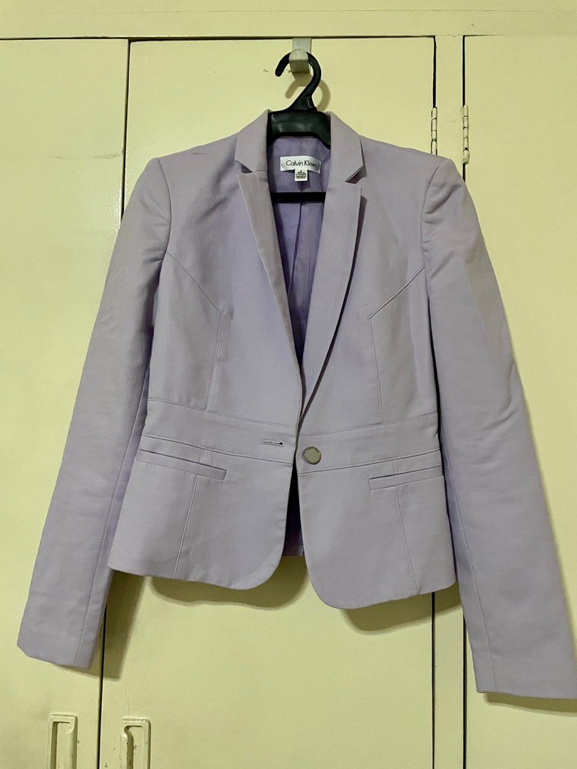 Calvin klein top purple blazer