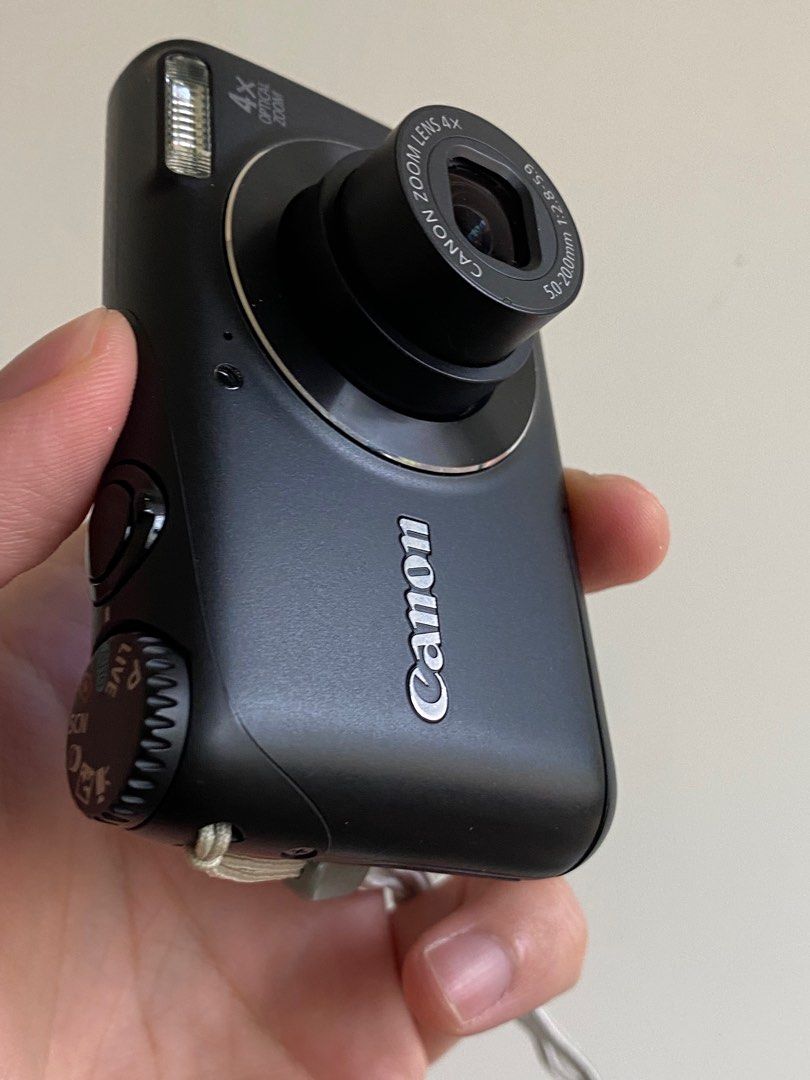 Canon PowerShot A2200 黑色有盒輕便數位CCD隨身相機, 相機攝影, 相機