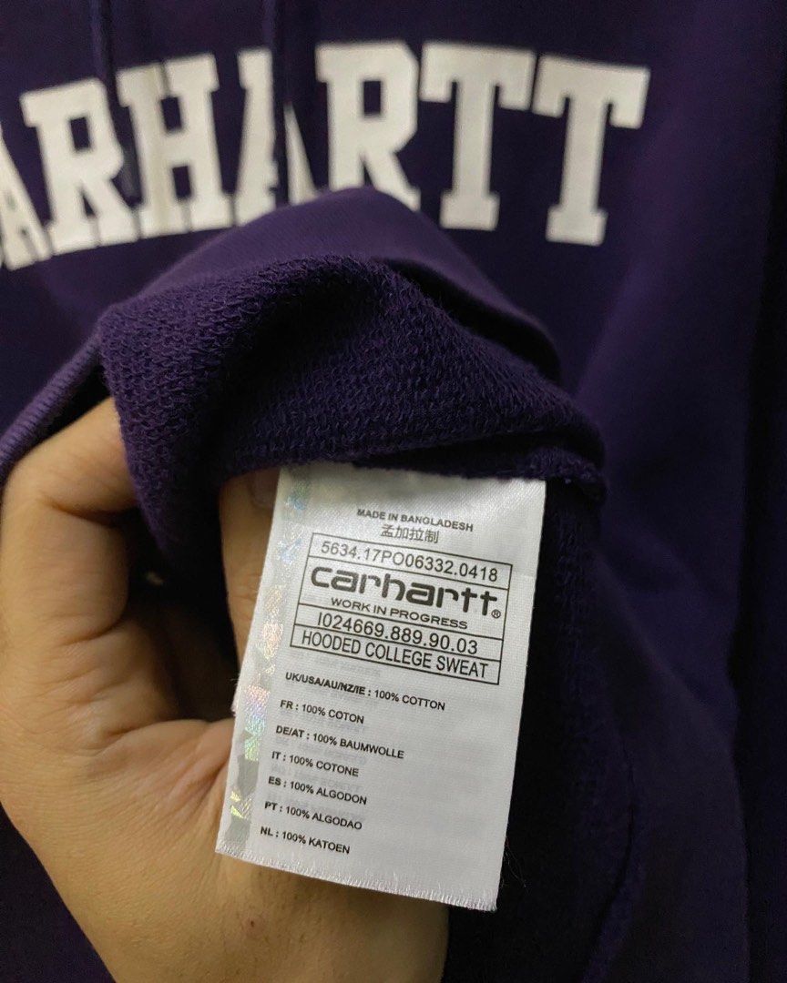 Carhartt shop college hoodie
