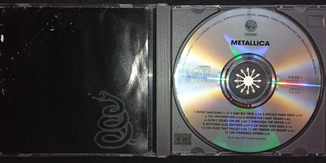 METALLICA (The Black Album) - CD –