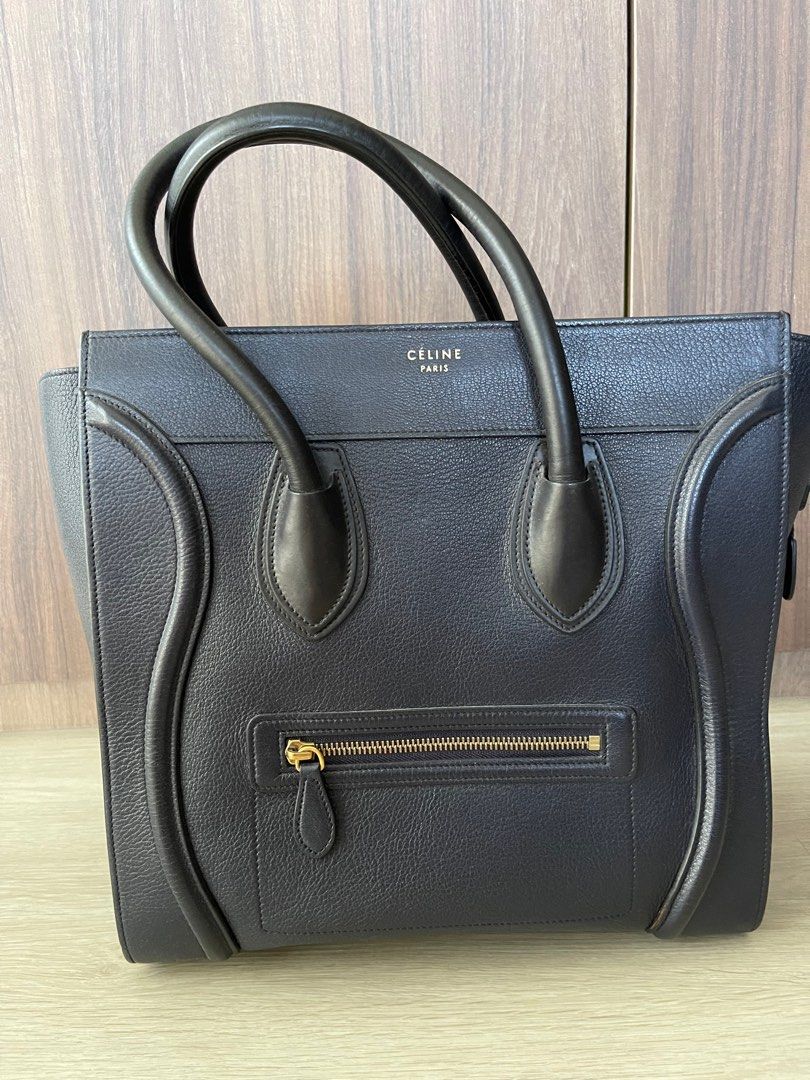 Celine micro sale luggage blue