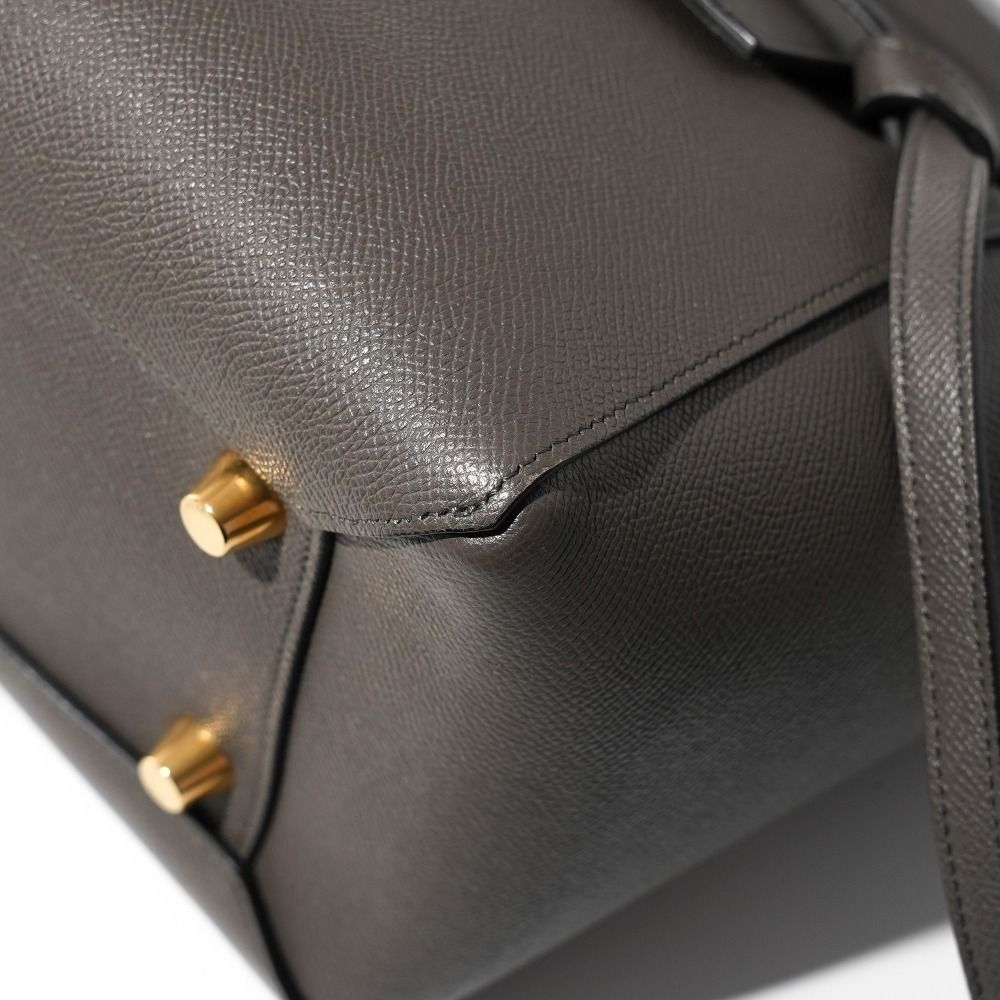 Celine Belt Bag Mini 28 X 23 X 17Cm Calfskin Gray Color Big Bag