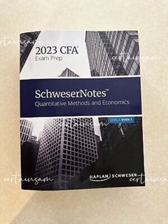 驚きの価格 pp様専用)【未使用】2023 CFA SchweserNotes Level1 参考書