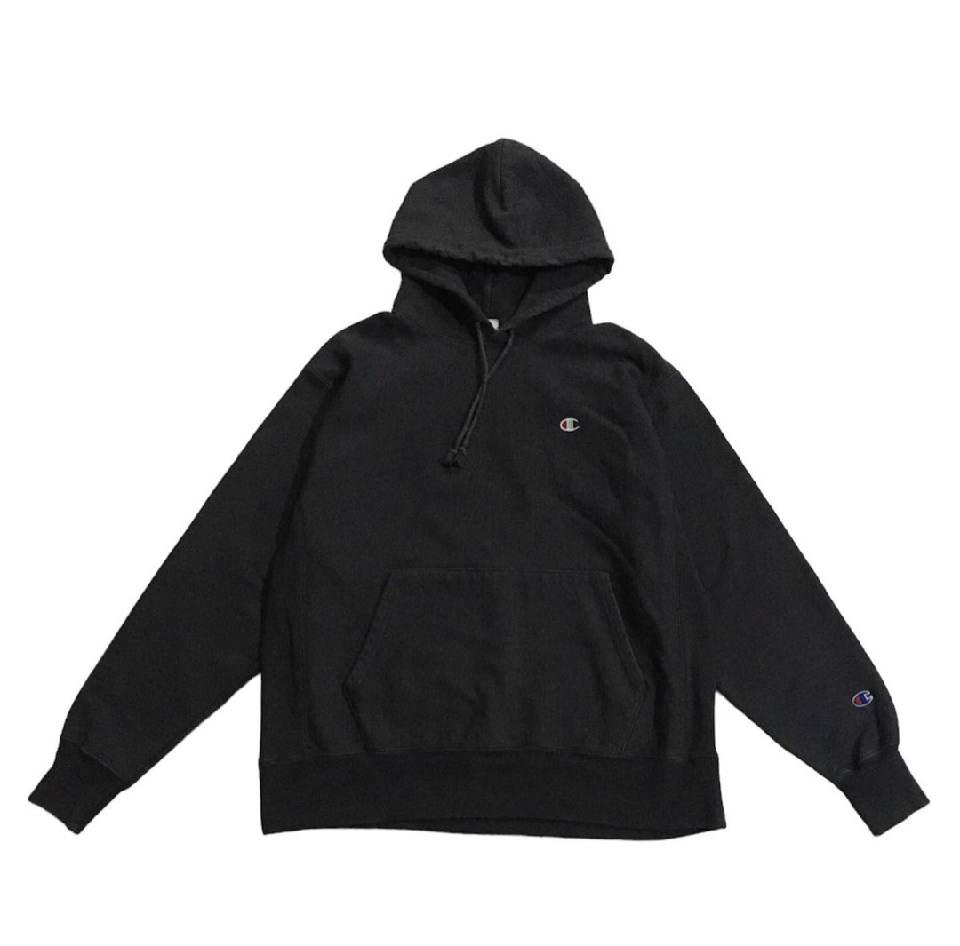 Black champion store hoodie small