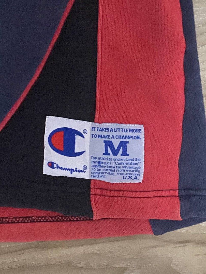 Champion sweater fake vs real jersey discount
