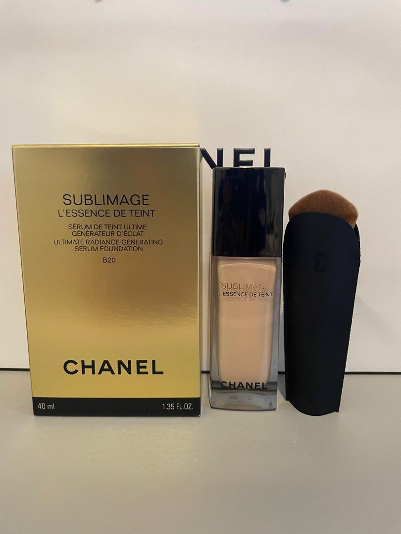 Chanel Sublimage Foundation B20 with NEW brush 金磚粉底液, 美容＆化妝品, 健康及美容