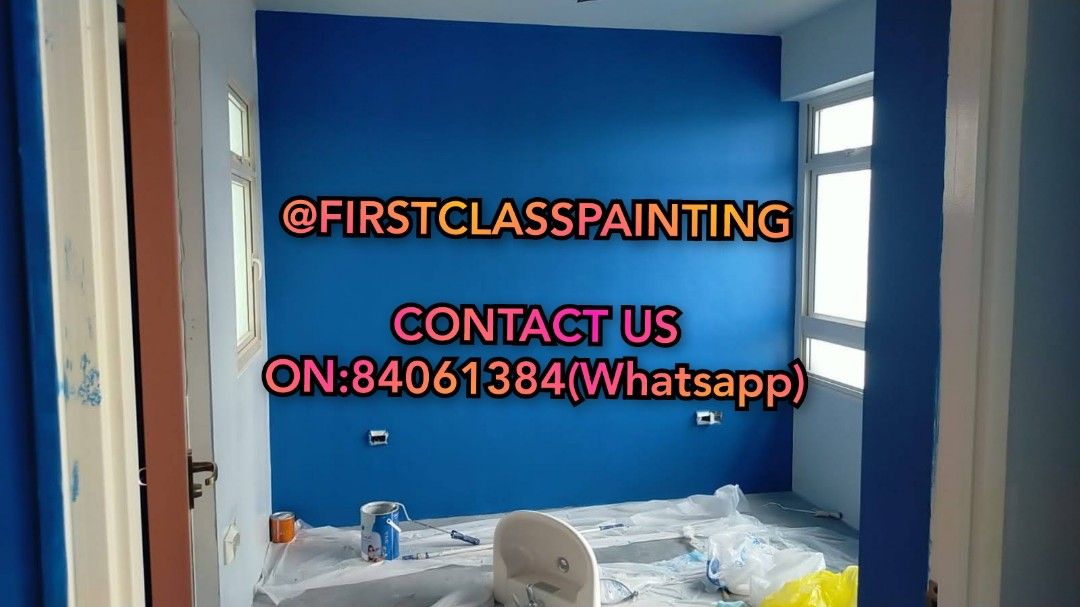 PROFESSIONAL PAINTING// CHEAP DESIGN WALL PAINTING//CONDO//HDB//KITCHEN