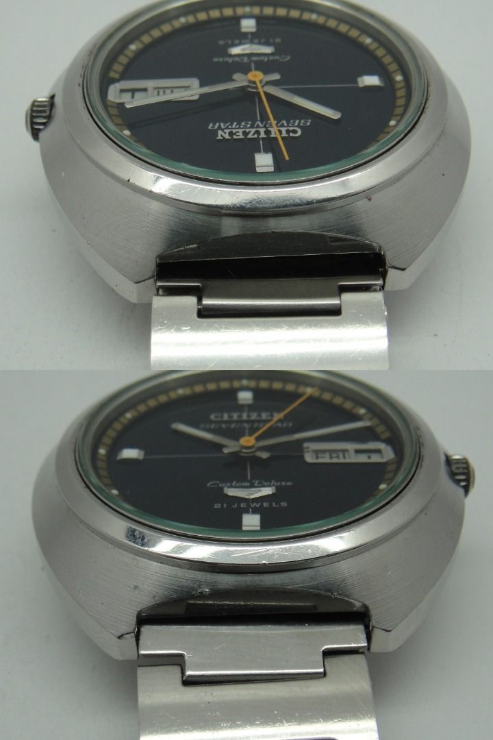CITIZEN SEVEN STAR CUSTOM DELUXE 21 JEWELS AUTOMATIC 1970's, Men's ...
