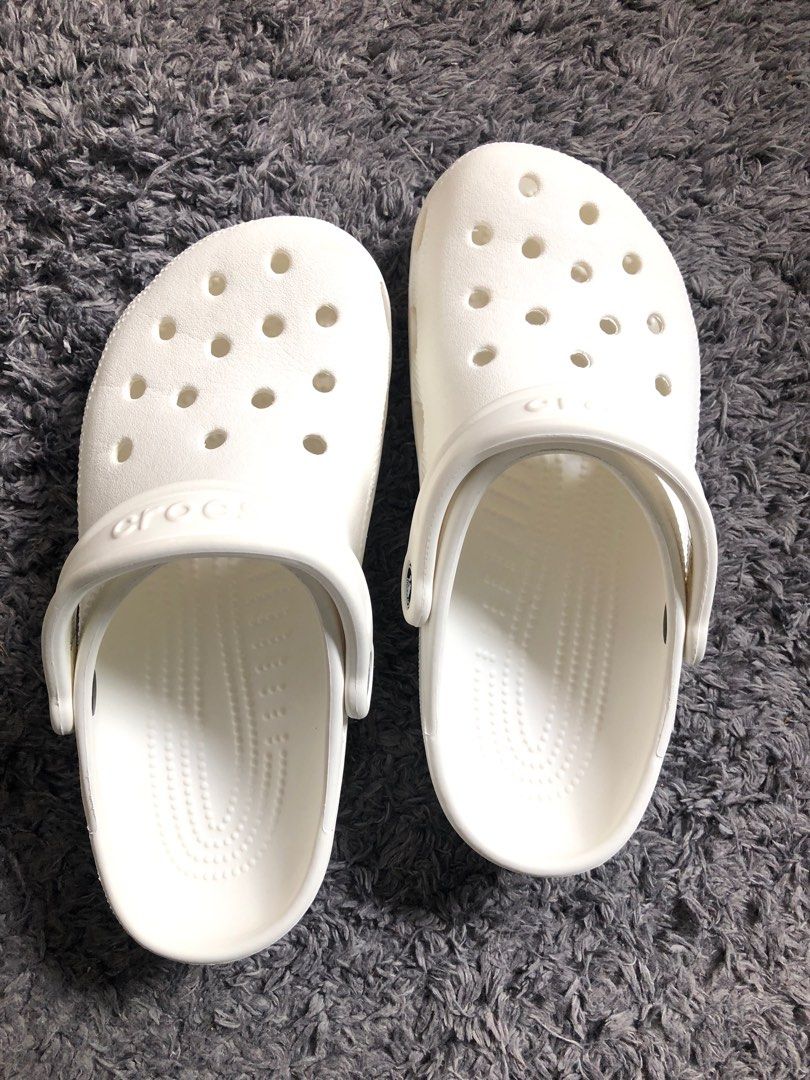 Womens white crocs size 7 online