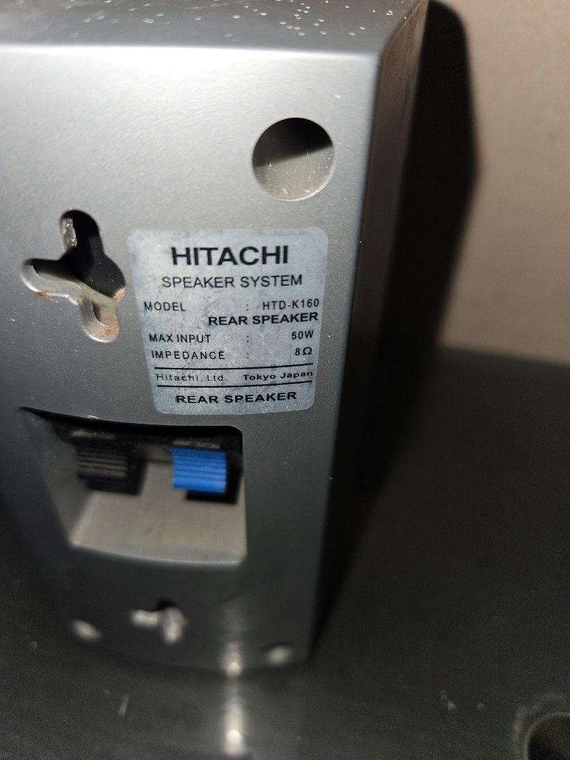 Clearance Hitachi HTD K160 Rare Speaker system No Wires Provided