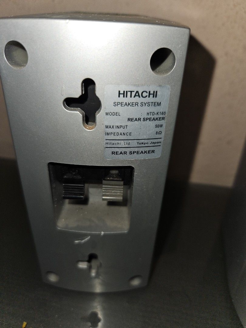 Clearance Hitachi HTD K160 Rare Speaker system No Wires Provided