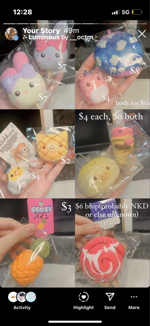 Squishies sale sales