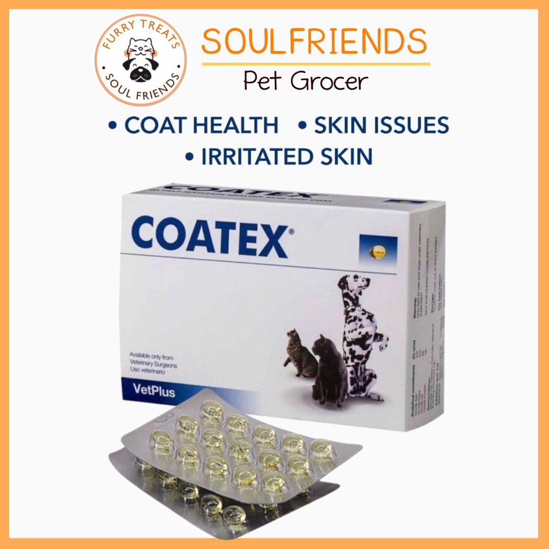 Coatex Vetplus For Healthy Skin Hair Dog and Cats, Pet Supplies, Health