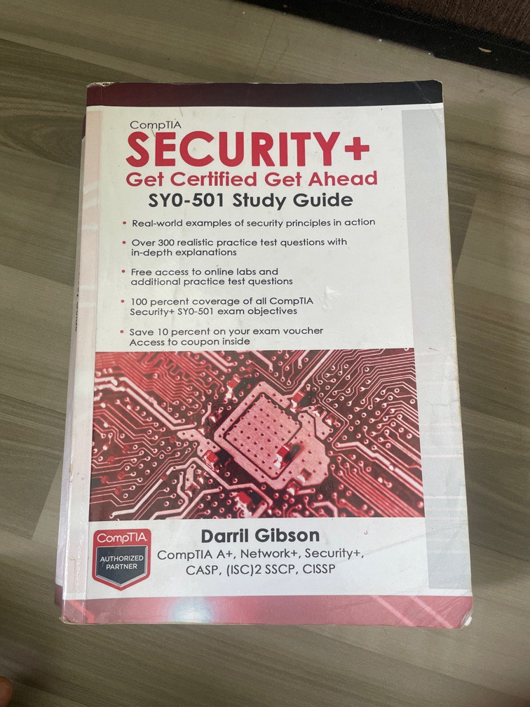 CompTIA security+ SY0-501 study guide, Hobbies & Toys, Books ...