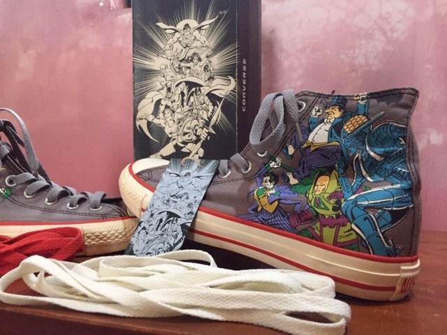 CONVERSE DC COMICS CHUCK TAYLOR HIGH TOP JUSTICE LEAGUE US MEN 8