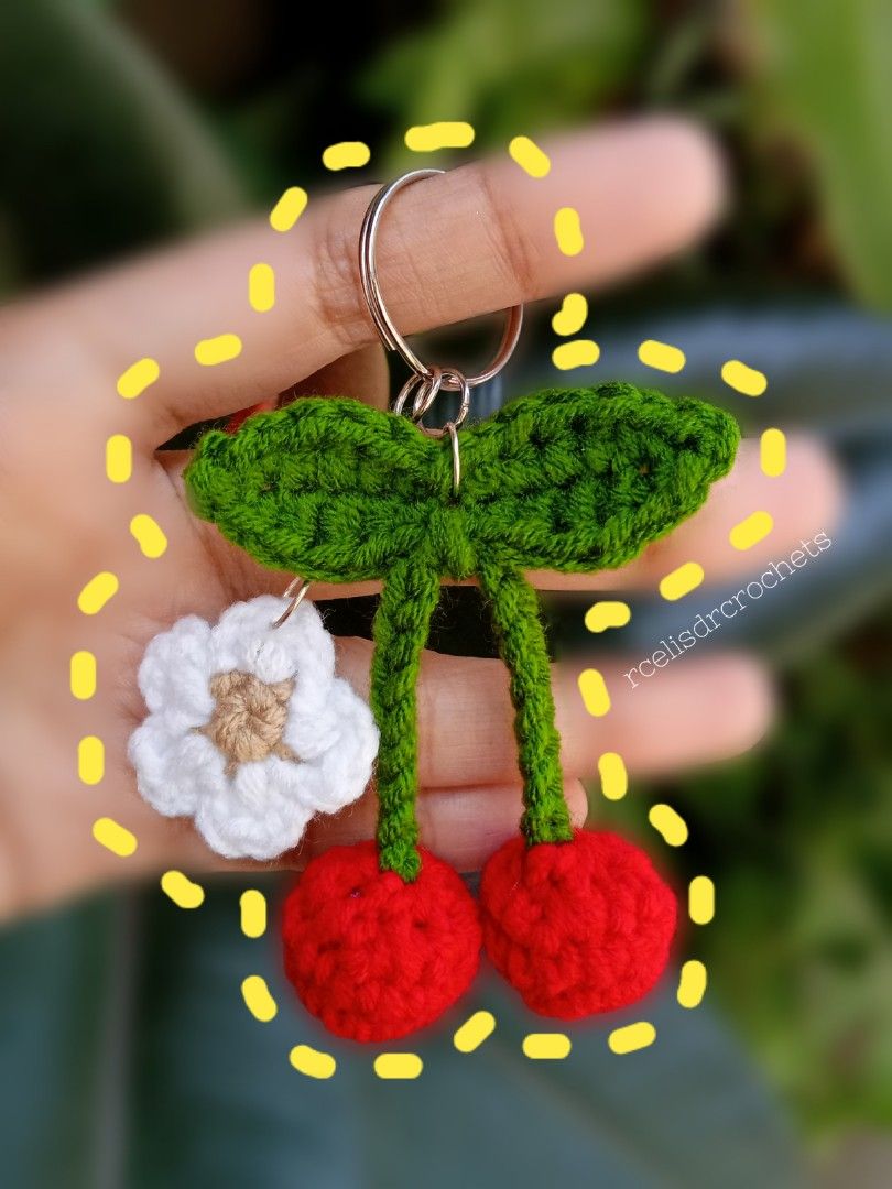 CHERRY KEYCHAIN