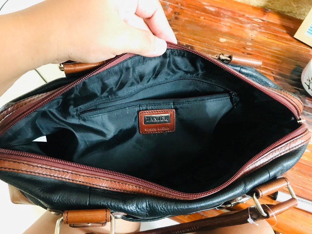 Danier leather top messenger bag