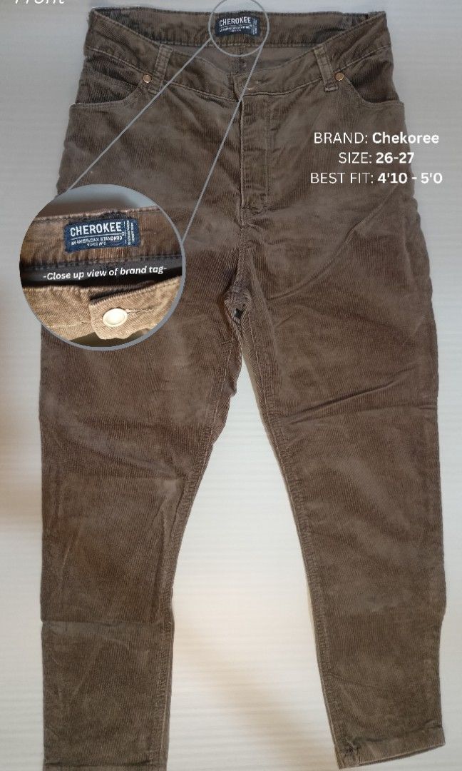Tony Hawk Men's Stretch Corduroy Pants with 5 Pockets - Walmart.com