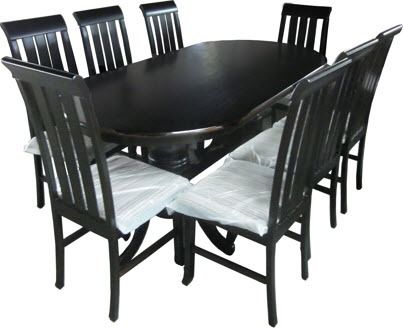 Dining Tables Oval Shape 8 Seater on Carousell