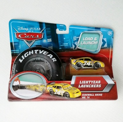 Disney Cars Movie Lightyear Launchers Sidewall Shine No. 74 Toy