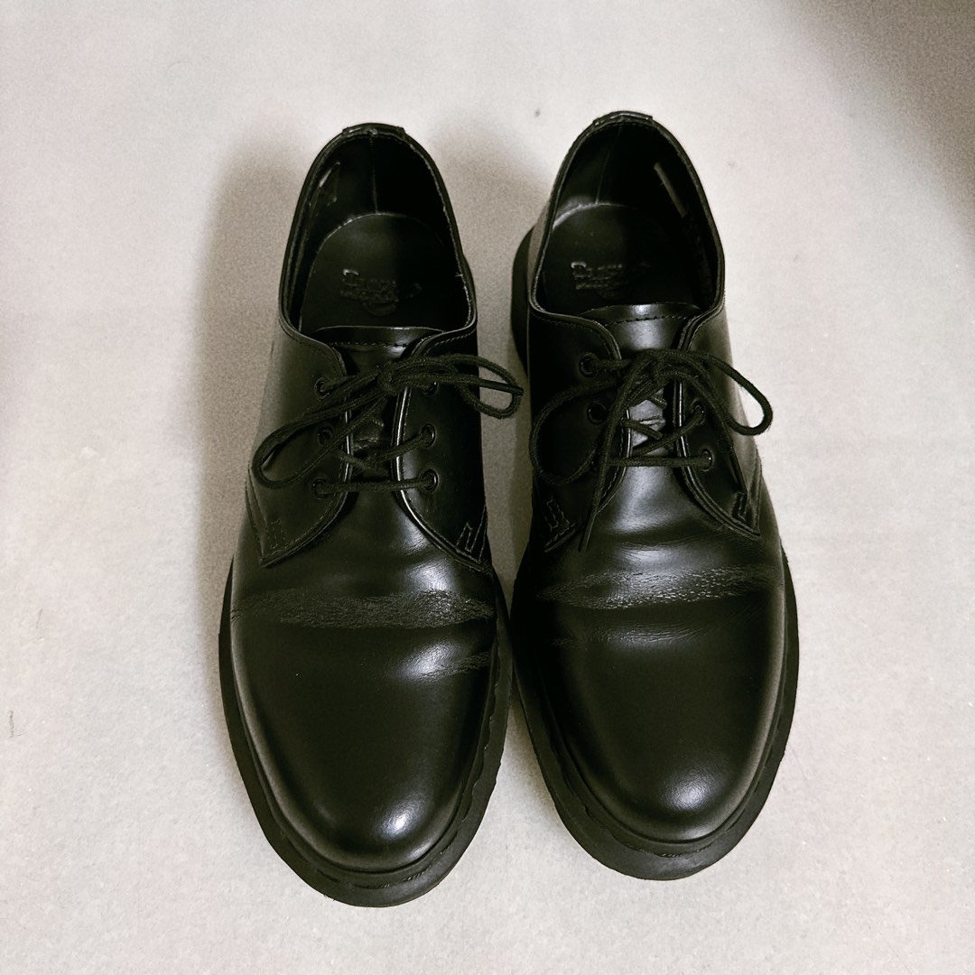 Dr martens 1461 mono UK7 25.5cm黑魂窄楦更適合正式場合著用