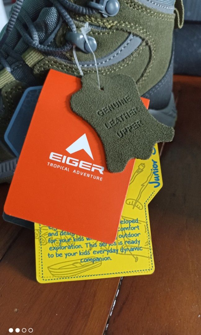 Eiger Ocelot kids, warna olive size 32, 33 on Carousell