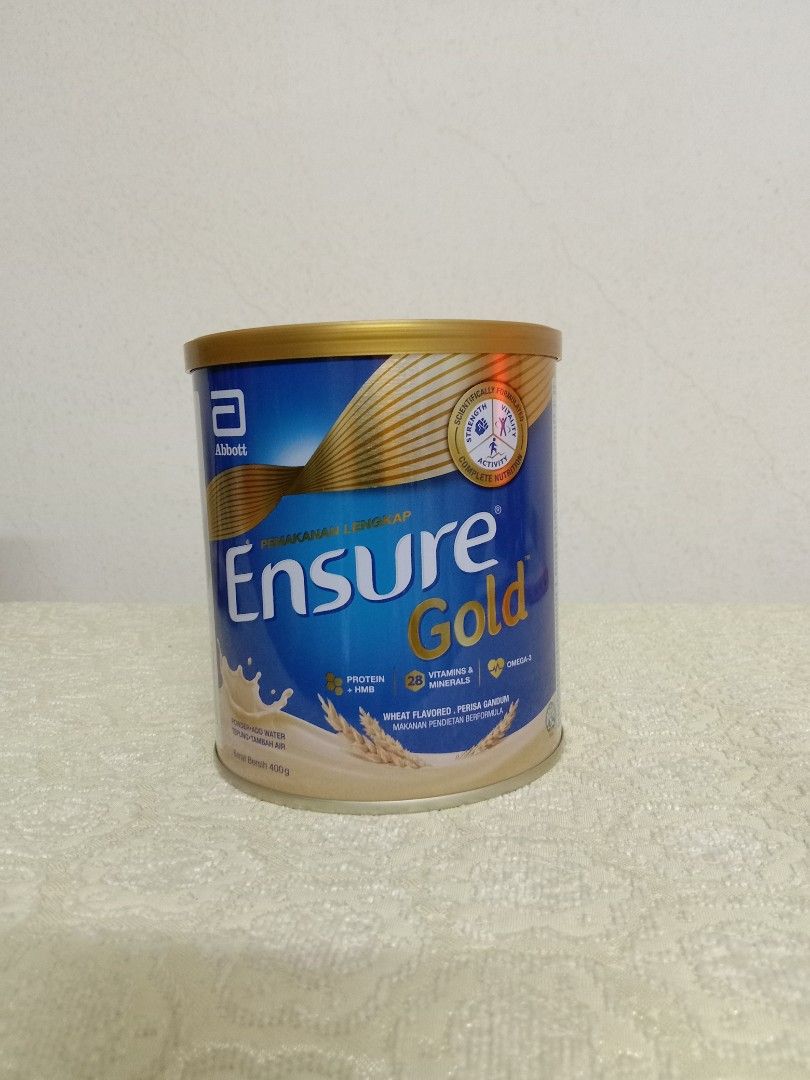 Ensure Gold Powder...Wheat..400 gm..Adult Complete Nutrition, Food & Drinks, Beverages on Carousell