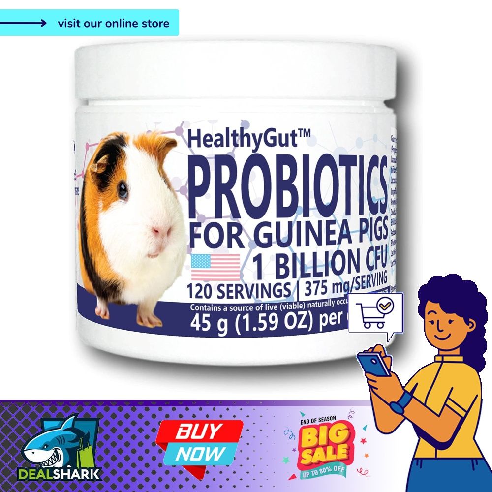 Equa Holistics HealthyGut Probiotics for Guinea Pigs Dietary